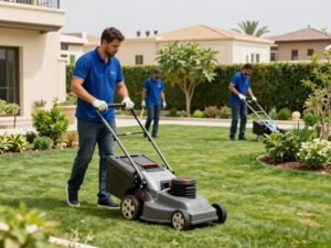 الصيانة الدورية للحدائق في عبدالله المبارك