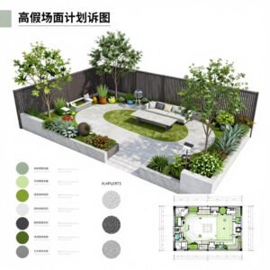 تصميم الحدائق المنزلية الحديثة في الكويت