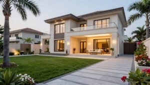 حدائق فلل سكنية فاخرة في عبدالله المبارك