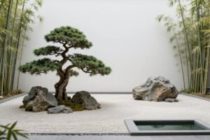 حديقة منزلية بالطراز الياباني في الكويت