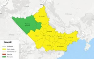 خريطة مناطق خدمة دار الروضة في الكويت خريطة مناطق خدمة دار الروضة في الكويت