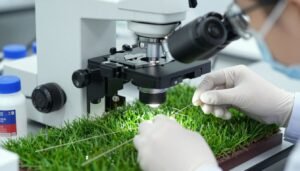 فحص جودة الثيل الصناعي في معمل متخصص فحص جودة الثيل الصناعي في معمل متخصص