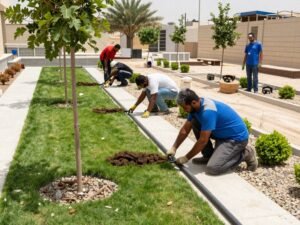 فريق تنفيذ مشروع تنسيق حدائق في الشويخ فريق تنفيذ مشروع تنسيق حدائق في الشويخ