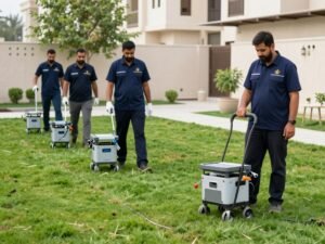 فريق عمل دار الروضة متخصص في زراعة الثيل الطبيعي فريق عمل دار الروضة متخصص في زراعة الثيل الطبيعي