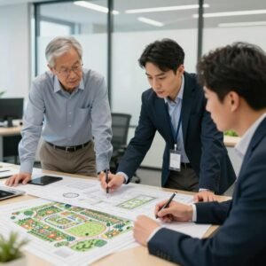 فريق متخصص من المهندسين الزراعيين فريق متخصص من المهندسين الزراعيين