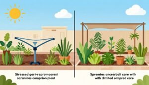 نصائح للحفاظ على الحدائق في مناخ الكويت الحار نصائح للحفاظ على الحدائق في مناخ الكويت الحار