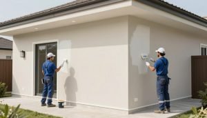 الرئيسية 12 صبغ داخلي وخارجي احترافي في منزل حديث بالكويت