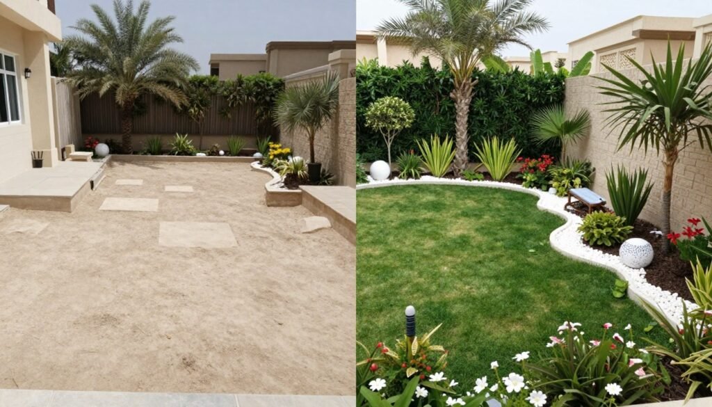 أعمال شركة تنسيق حدائق الخالدية المميزة