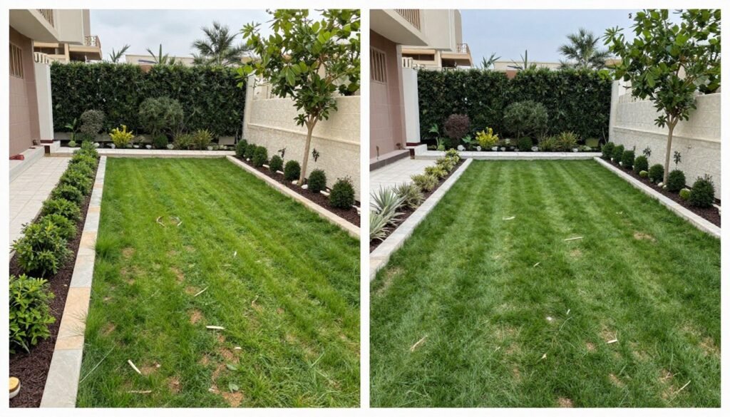 أمثلة على مشاريع حدائق منجزة من قبل دار الروضة