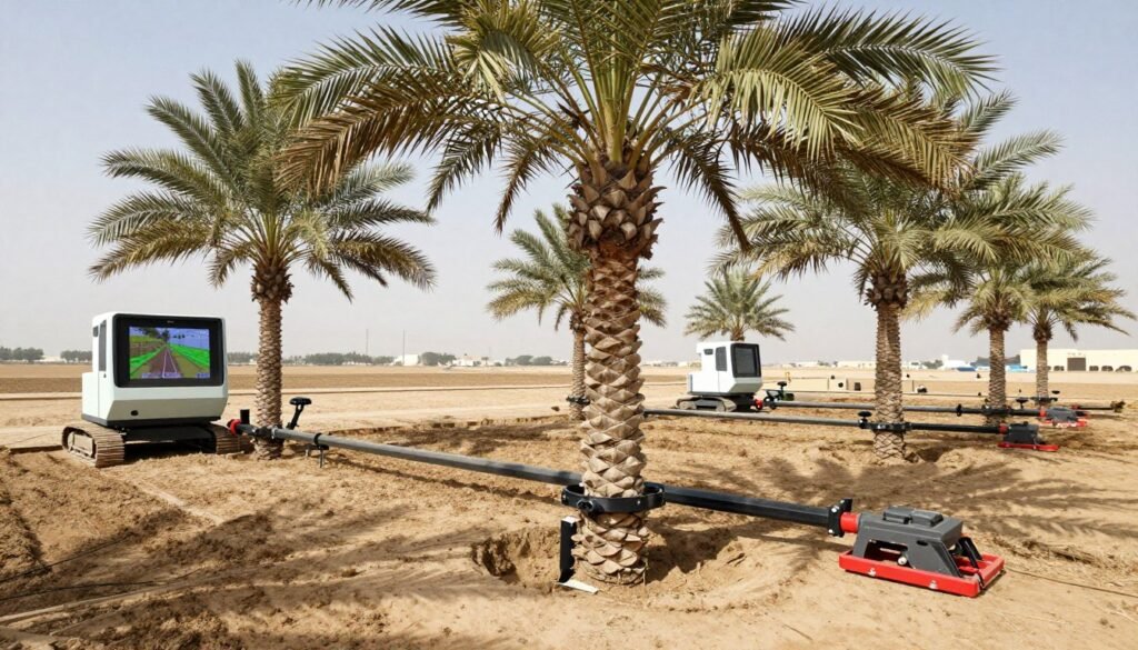 استخدام التقنيات الحديثة في زراعة النخيل