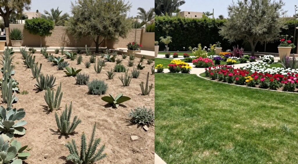 العناية الموسمية بحدائق الكويت