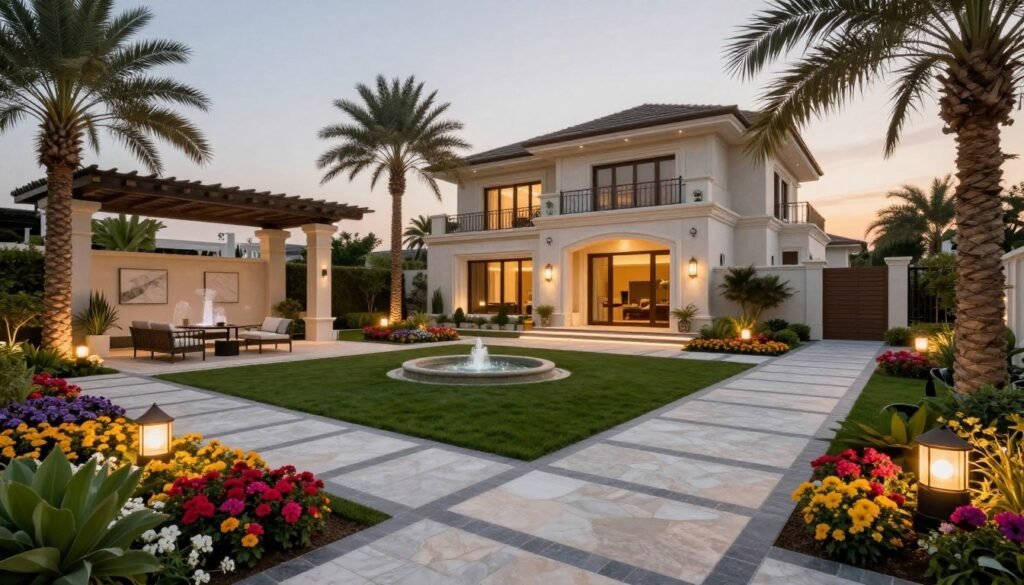 تصميم حدائق الفلل في الخالدية