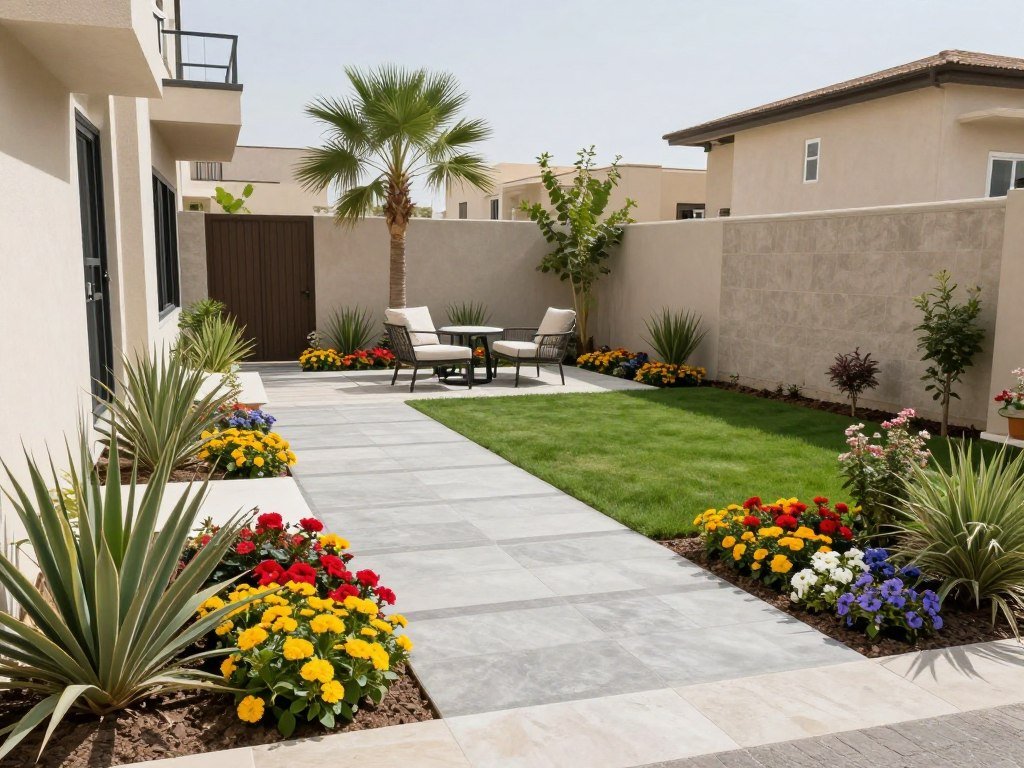 تصميم حدائق المنازل دار الروضة