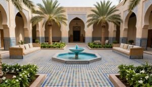 تصميم حدائق عربية تقليدية