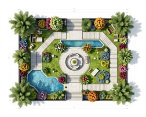 تصميم حدائق منازل عصرية في العارضية