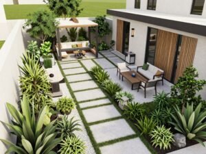 تصميم حدائق منازل عصرية في الكويت