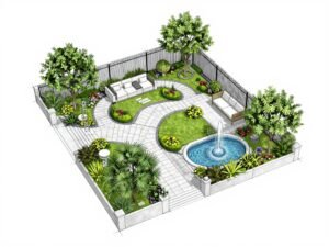 تصميم حدائق منازل في الجابرية