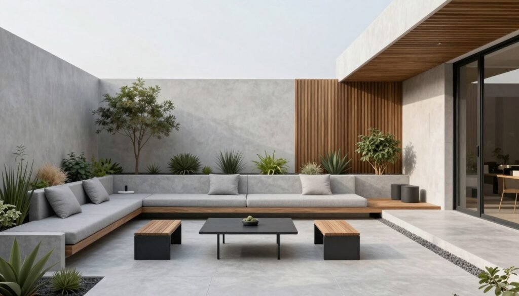 تصميم حديقة منزلية حديثة في الكويت بأسلوب عصري تصميم حديقة منزلية حديثة في الكويت بأسلوب عصري