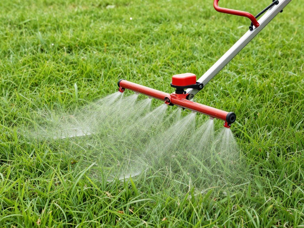 تطبيق السماد على العشب الطبيعي