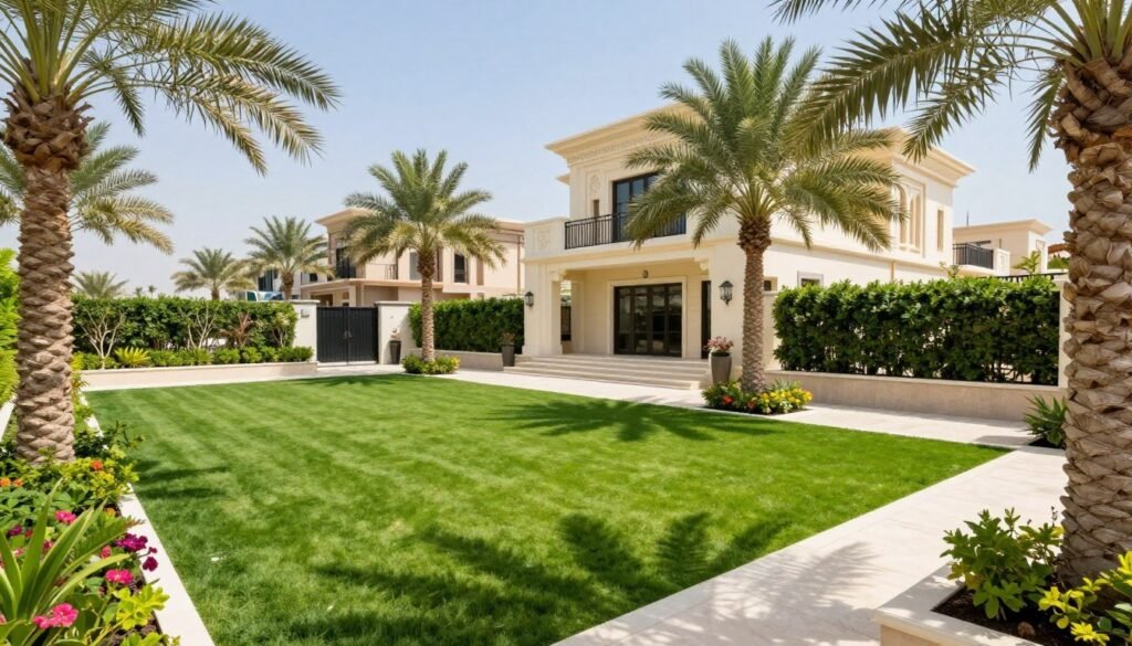 تنسيق حدائق الدسمة - حديقة منزلية جميلة