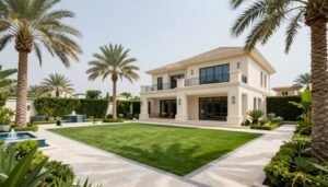 تنسيق حدائق فلل فاخرة في الكويت