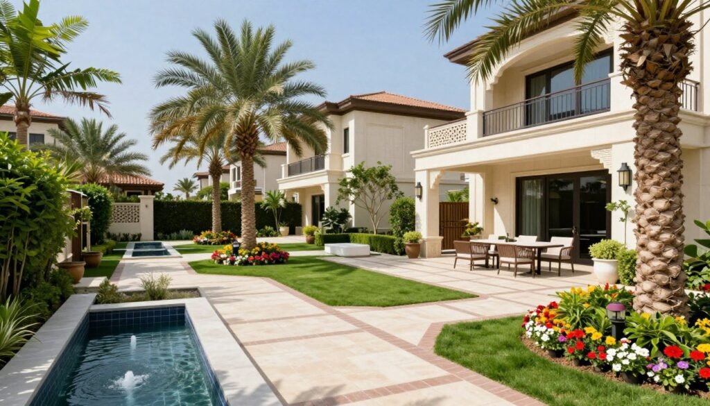 تنسيق حدائق كيفان منزلية فاخرة