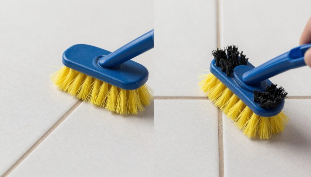 تنظيف فواصل البلاط