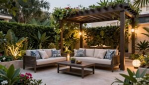 جلسات خارجية في حديقة منزل بالجابرية