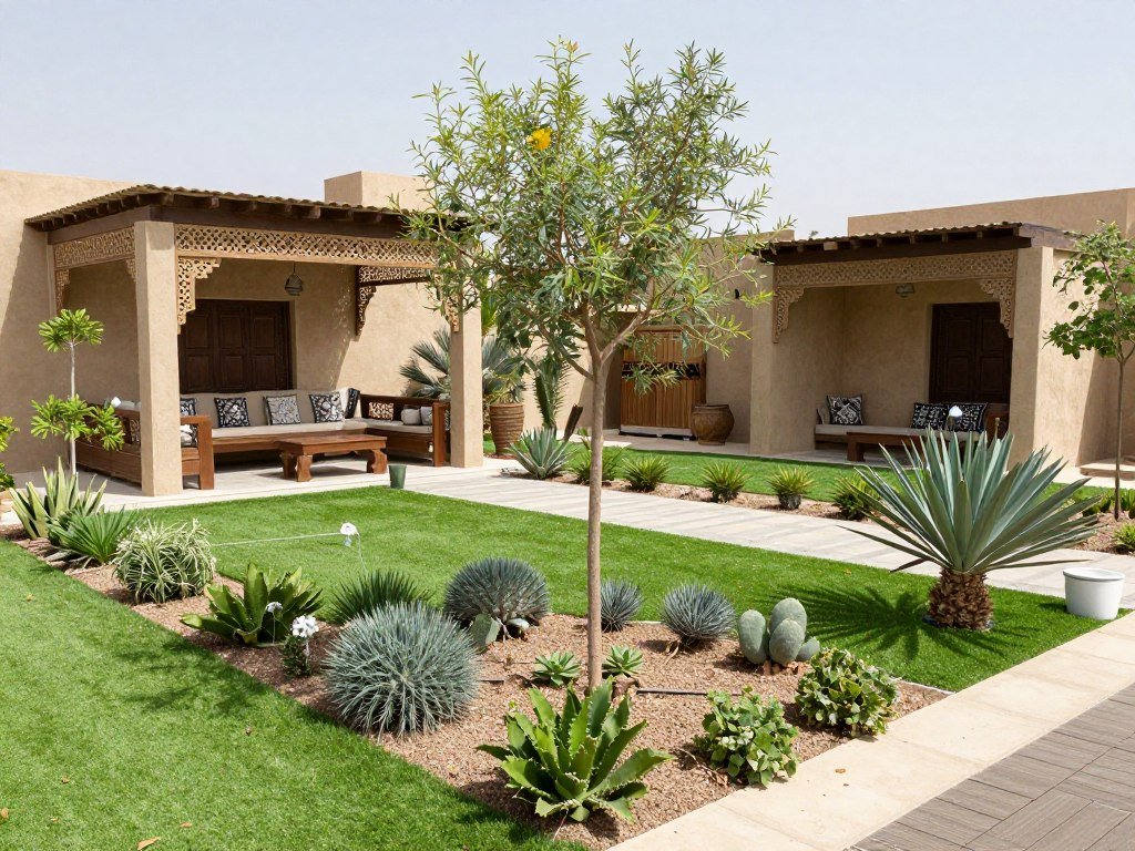 حدائق الكويت المصممة لمقاومة المناخ الحار