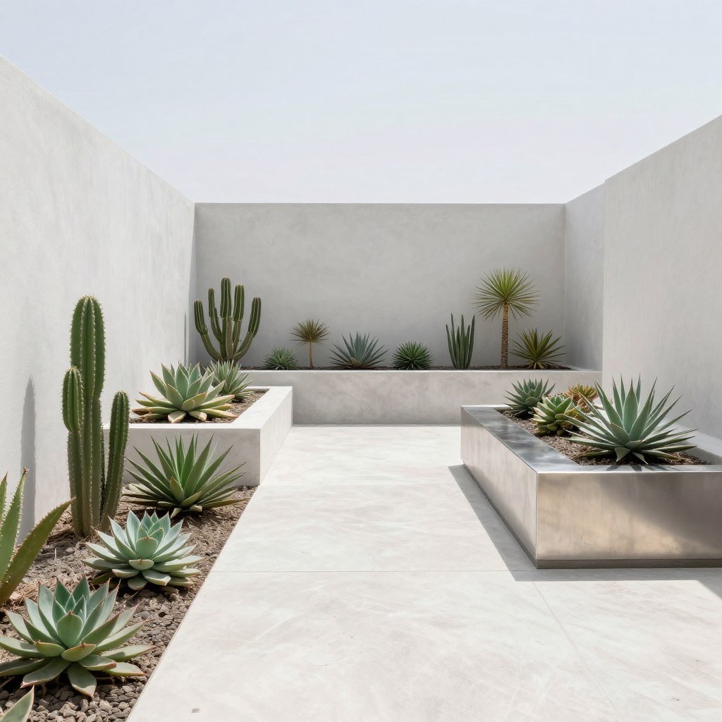 حدائق بتصميم مينيمال عصري