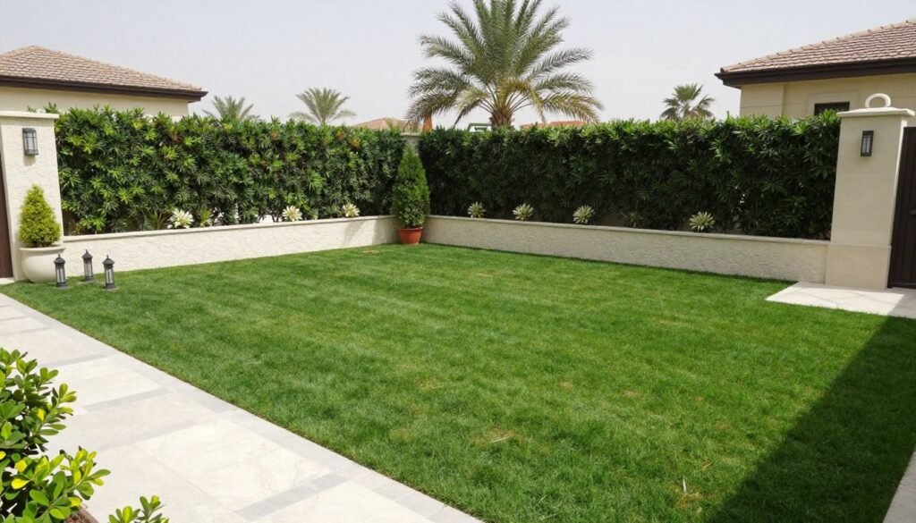 حديقة جميلة منجزة بواسطة دار الروضة