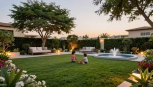 حديقة جميلة منسقة في حولي الكويت