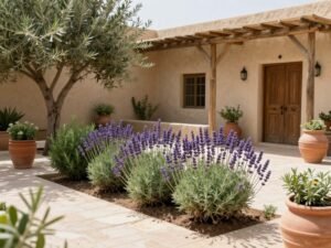 حديقة على طراز البحر المتوسط