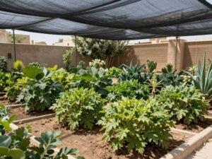 حماية النباتات من الحرارة في الكويت