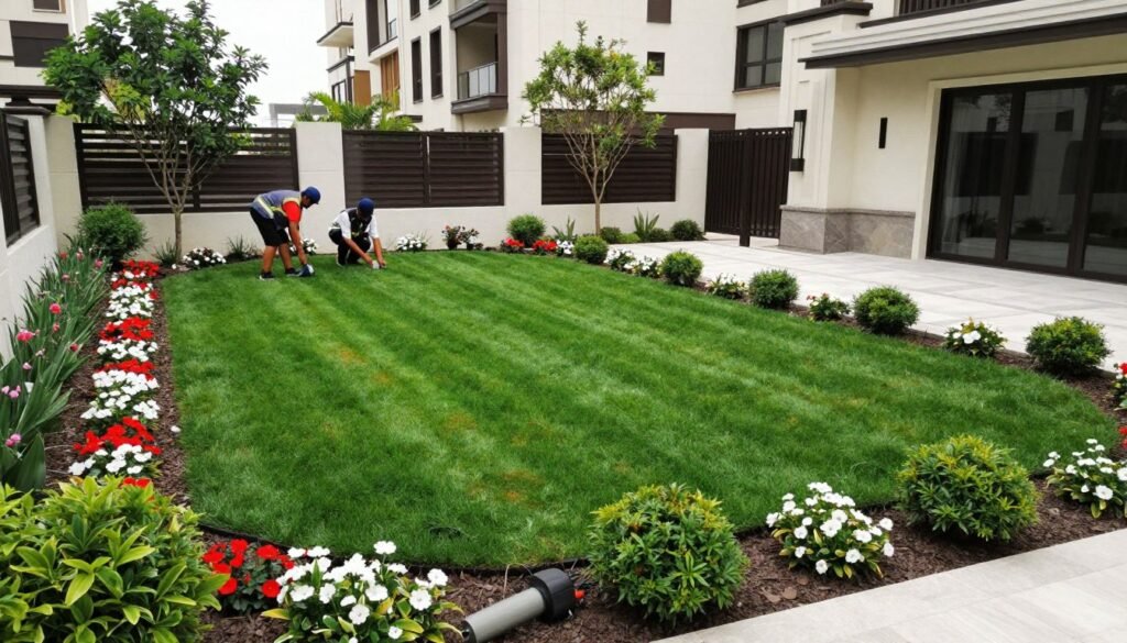 خدمات تنسيق الحدائق في دار الروضة الكويت