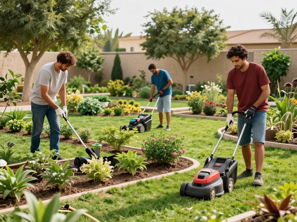خدمات صيانة الحدائق الدورية في الكويت