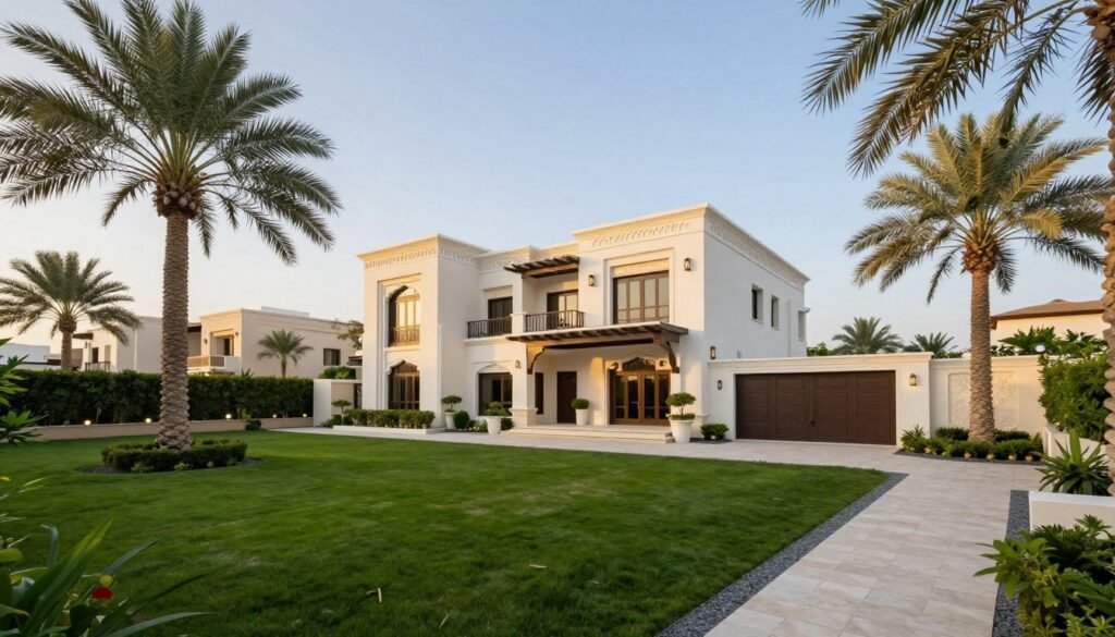 دار الروضة لتنسيق الحدائق في الكويت: تحويل المساحات الخارجية إلى واحات خضراء 1 دار الروضة لتنسيق الحدائق في الكويت مع حديقة فيلا فاخرة