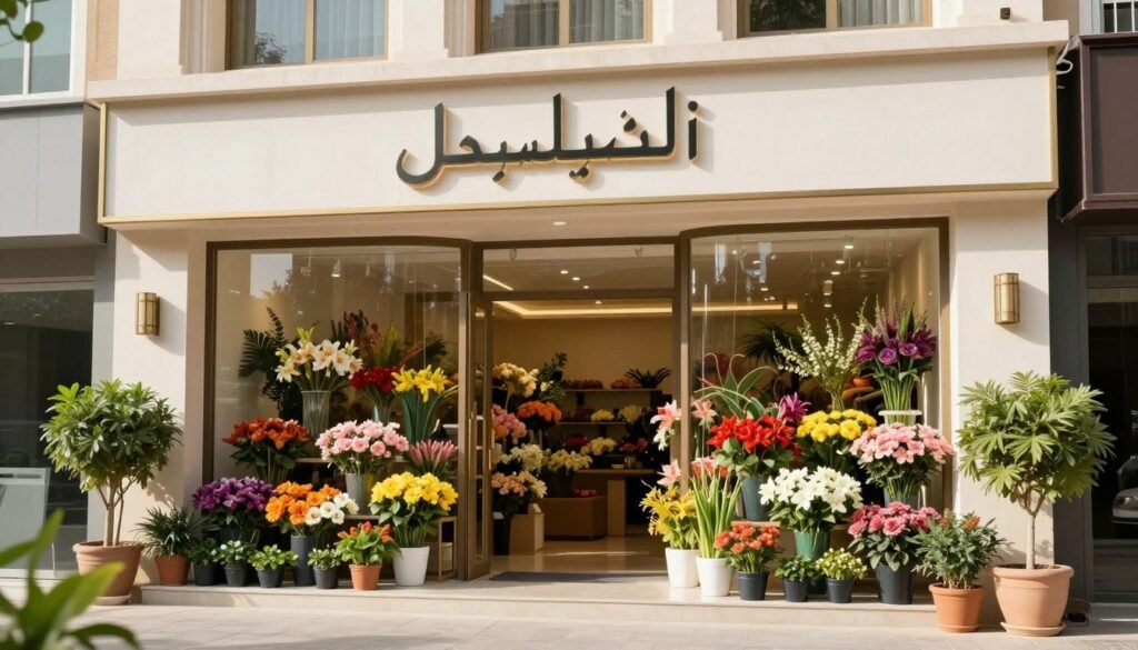 دار الروضة - محل زرع ورود في الكويت: وجهتك المثالية لتنسيق الحدائق والزهور 1 دار الروضة - محل زرع ورود في الكويت واجهة المحل