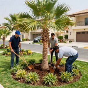 زراعة الأشجار والنباتات