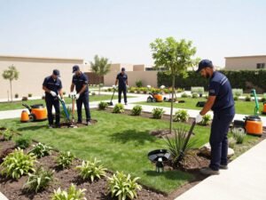 شركة تنسيق حدائق الكويت فريق عمل محترف