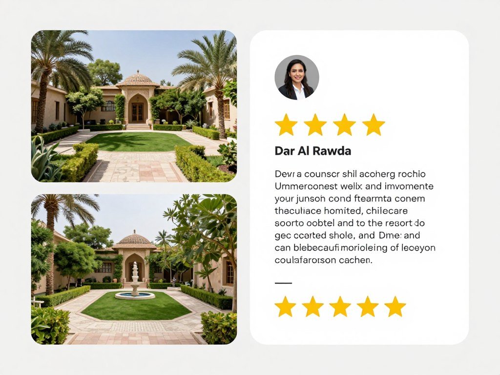شهادات وتقييمات إيجابية من عملاء دار الروضة