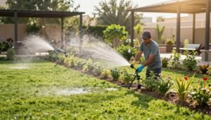 صيانة الحدائق في الكويت خلال الصيف