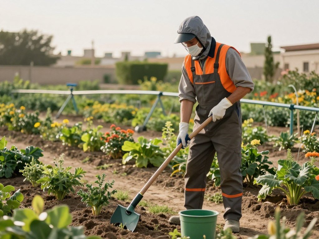صيانة دورية للحدائق في الكويت