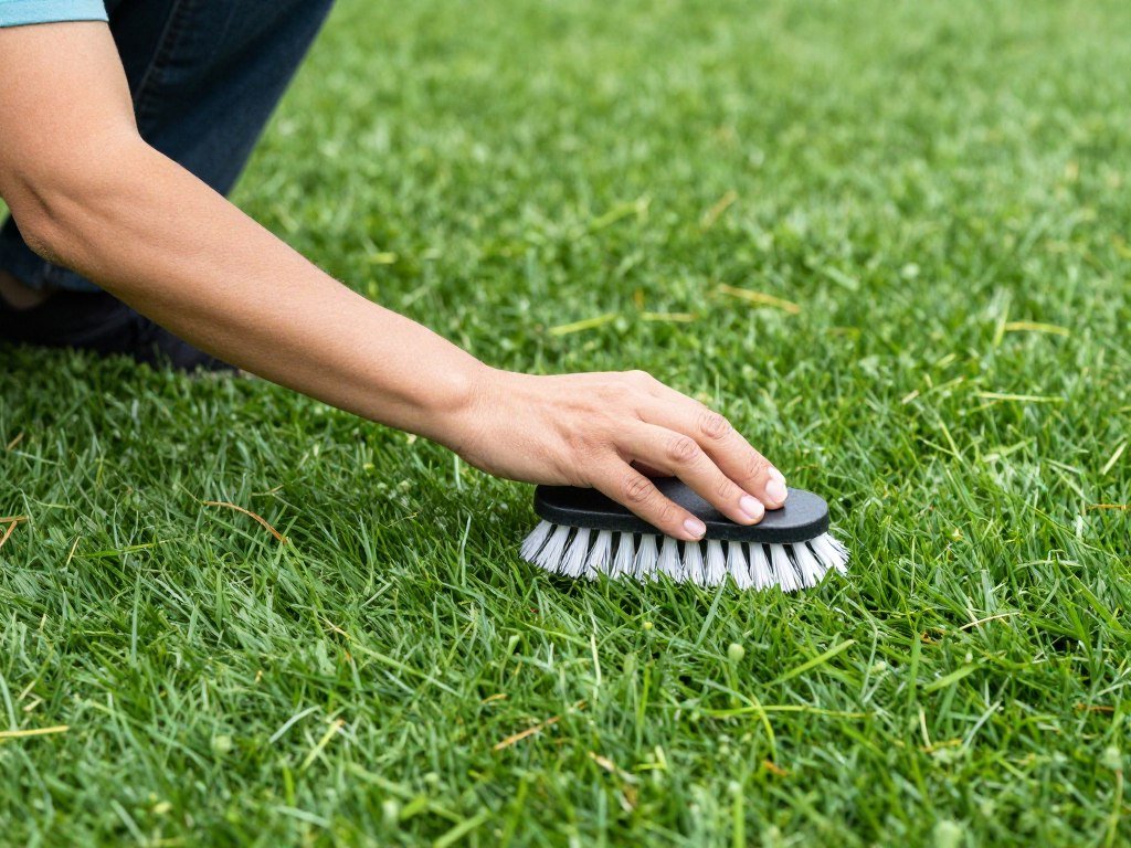 صيانة وتنظيف الثيل الصناعي