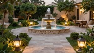 عناصر تنسيق الحدائق الديكورية في الكويت