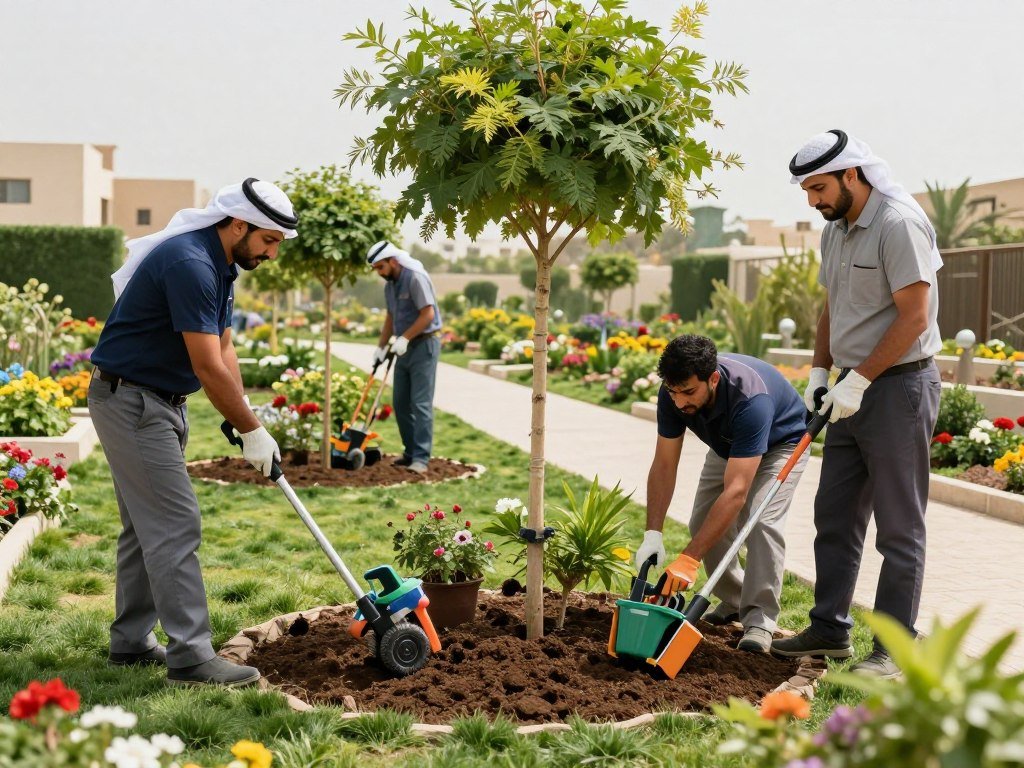 فريق دار الروضة لتنسيق حدائق الخالدية
