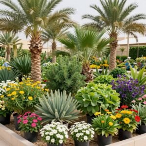 مجموعة متنوعة من النباتات المناسبة للمناخ الكويتي مجموعة متنوعة من النباتات المناسبة للمناخ الكويتي