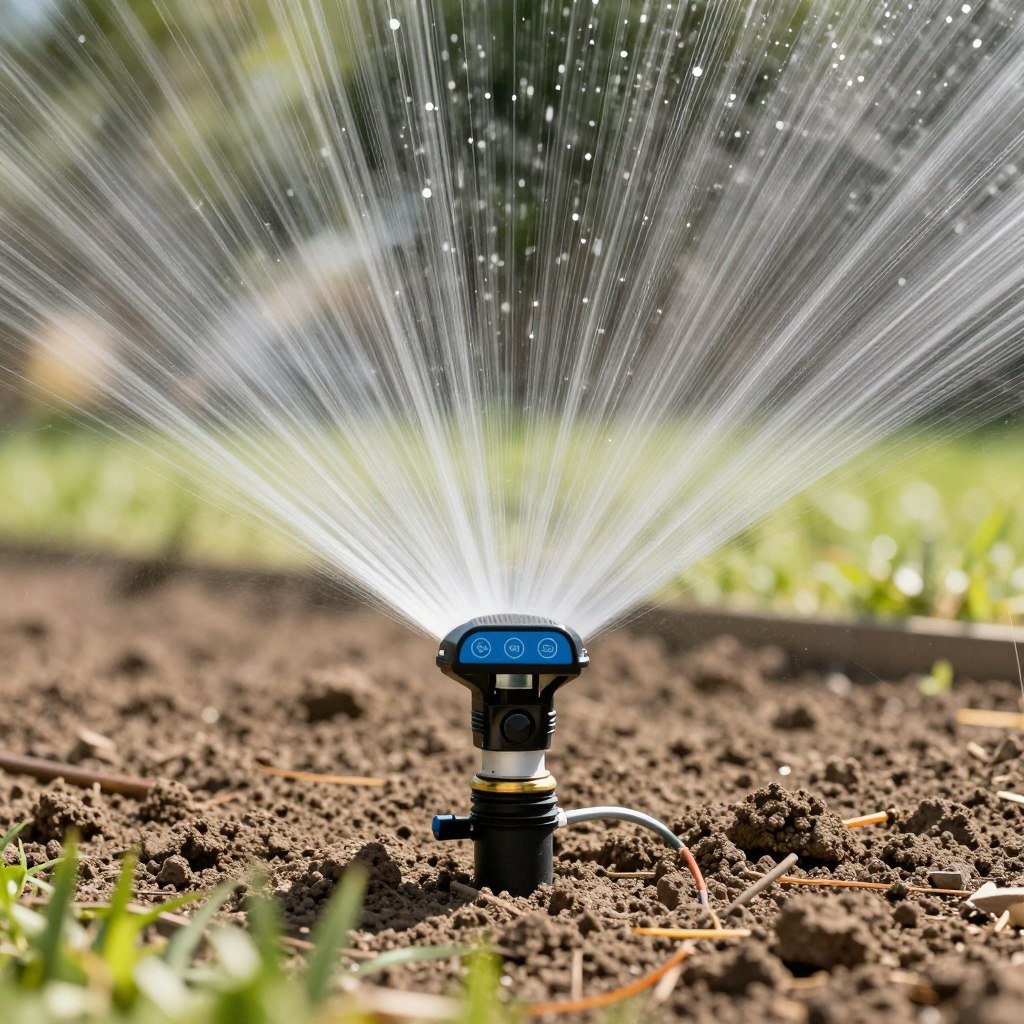 مرحلة تركيب نظام الري