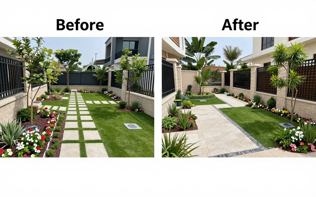 مشاريع تنسيق حدائق منجزة من دار الروضة