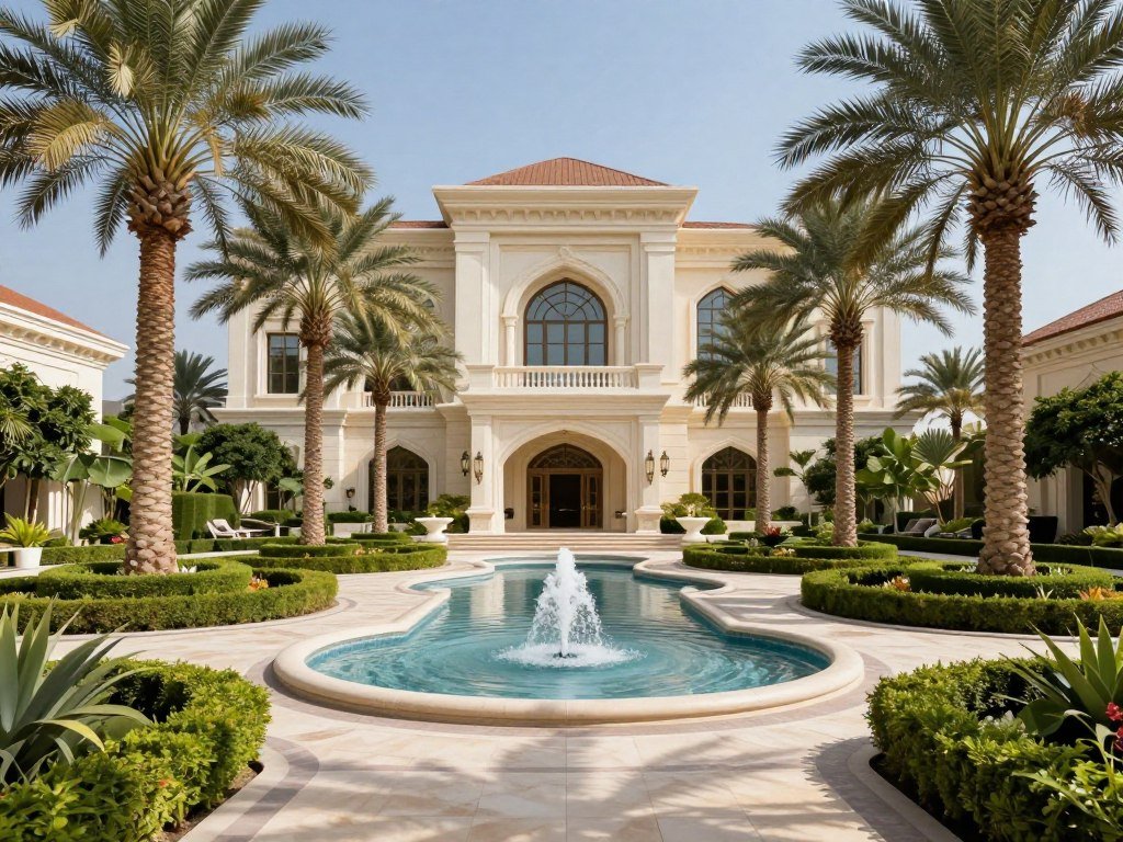 مشروع حديقة قصر فاخرة استوائية في العديلية مشروع حديقة قصر فاخرة استوائية في العديلية